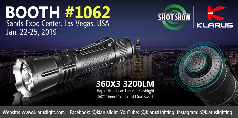 Klarus Lighting-SHOT Show 2019 & ISPO Beijing 2019