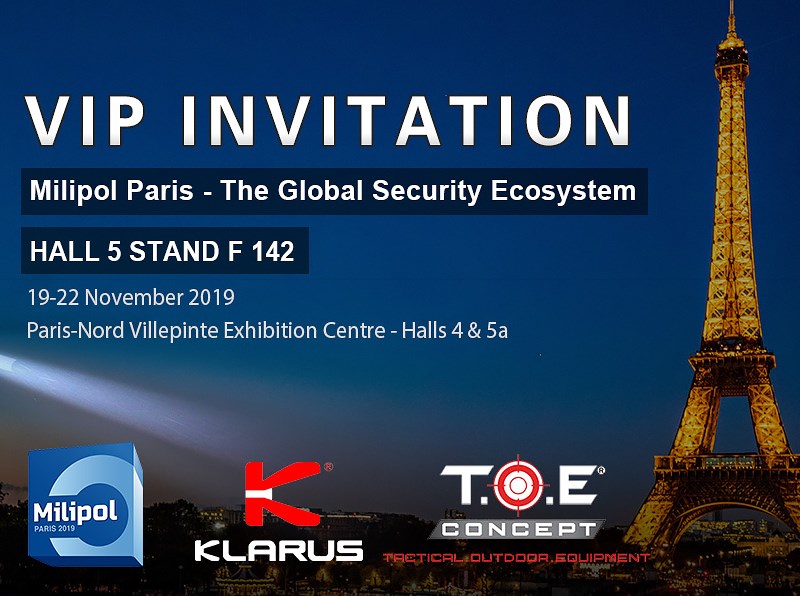 Klarus Lighting - Milipol Paris 2019