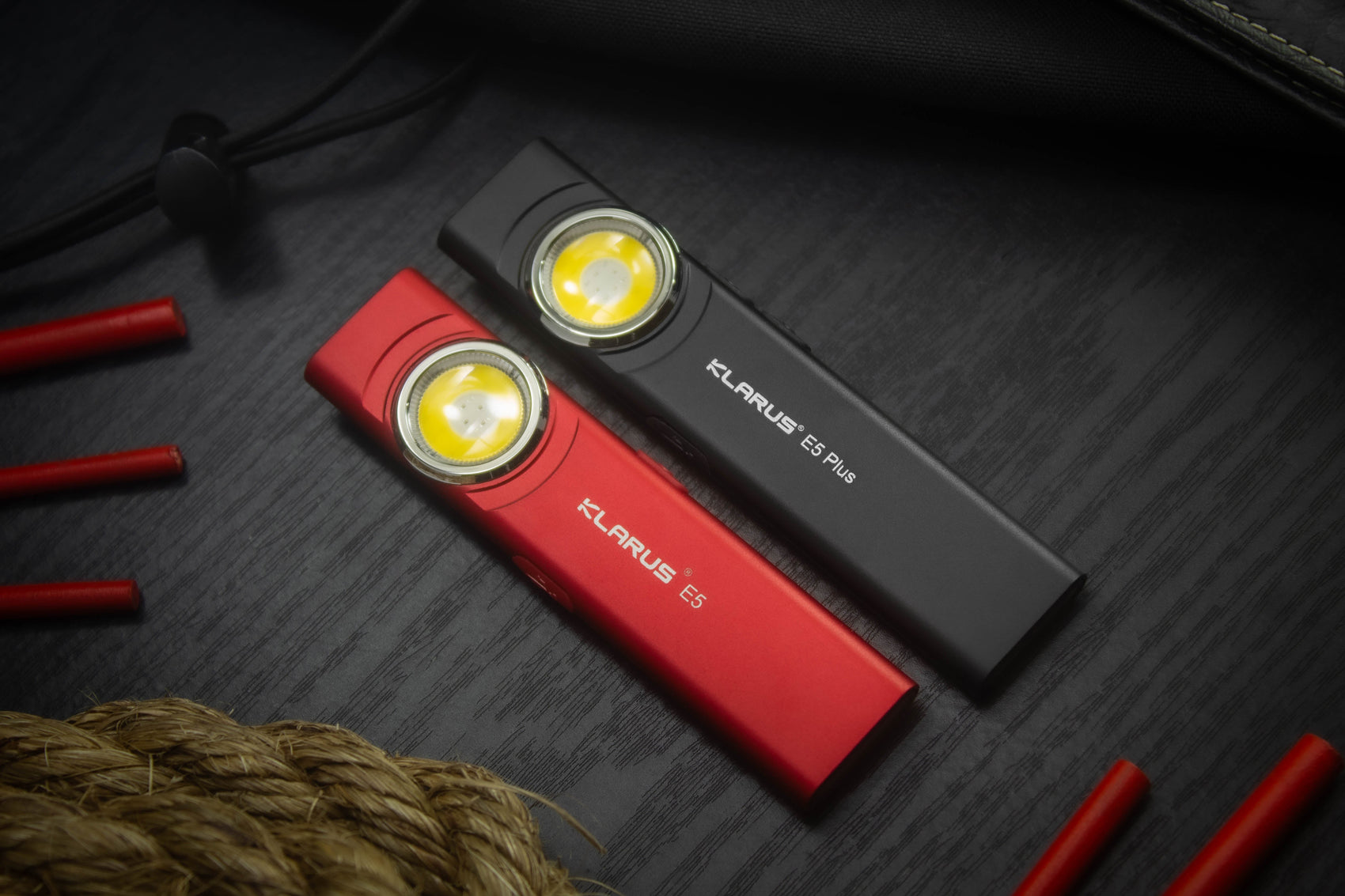 Klarus E5 plus ultra slim rechargeable daily use flashlight