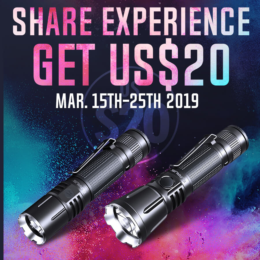 How to GET US$20 for Your Klarus LED Flashlight 360X1 360X3?