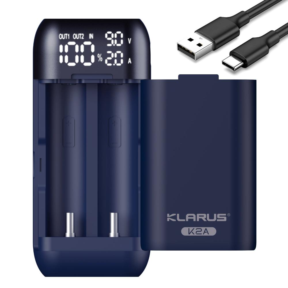 Klarus K2A Intelligent Charger for multiple battery types