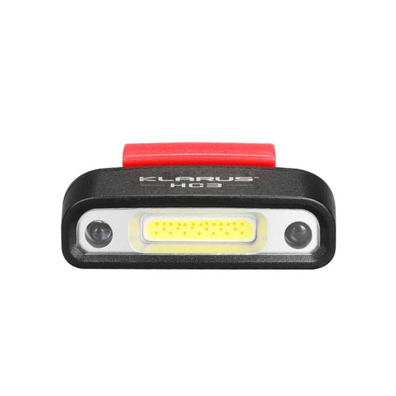 Klarus HC3 Headlamp providing light for detailed work