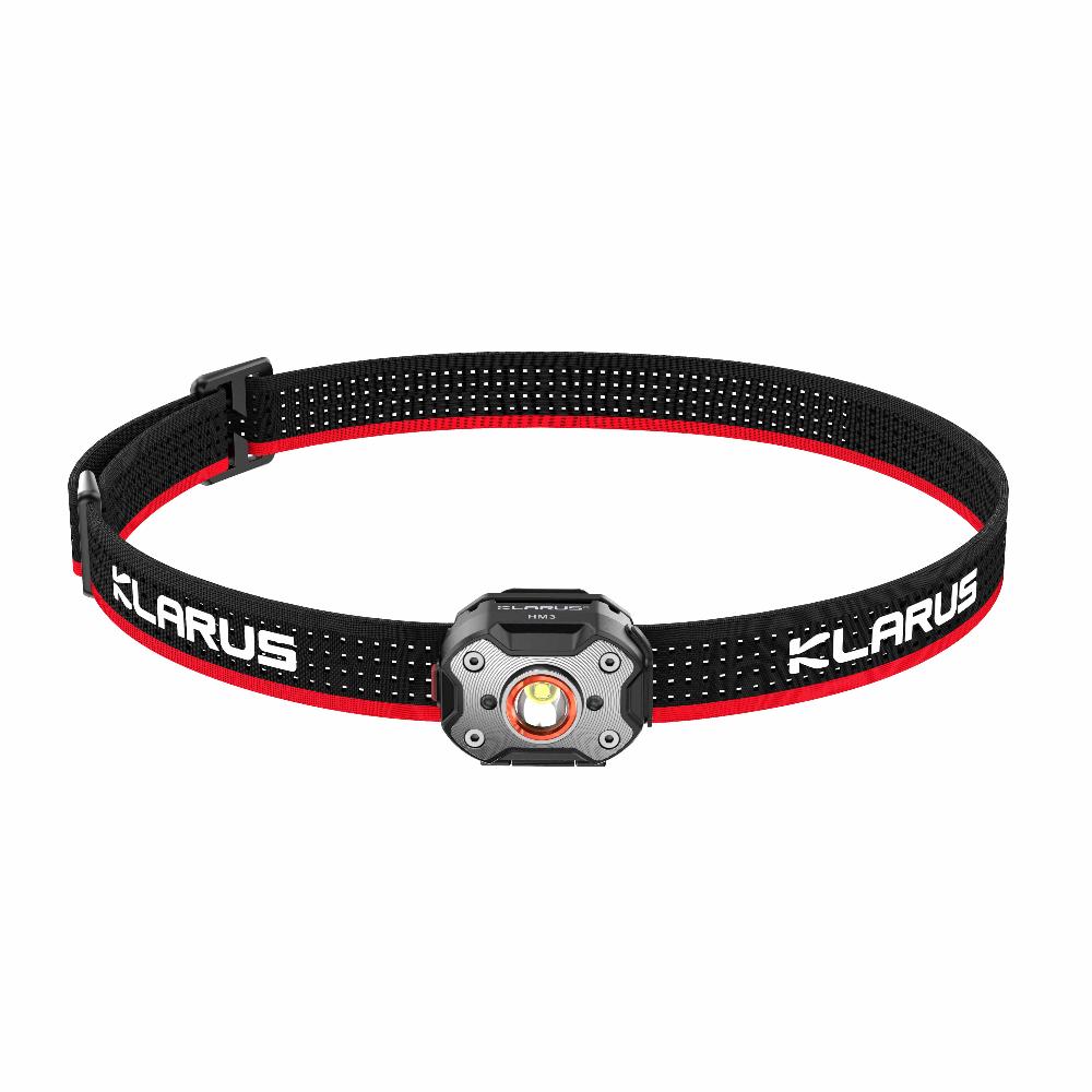 Klarus HM3 Headlamp lighting up a tent interior