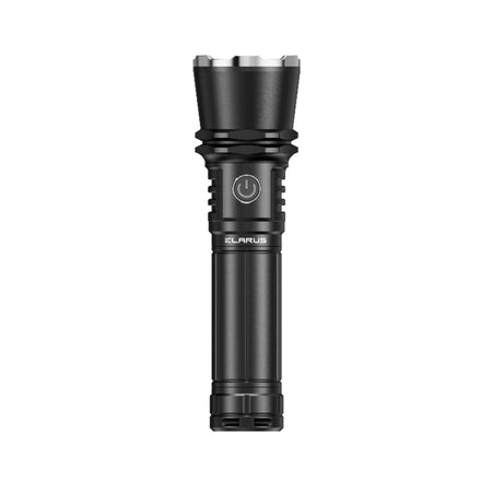 High-output 2200 lumen tactical flashlight with long beam distance