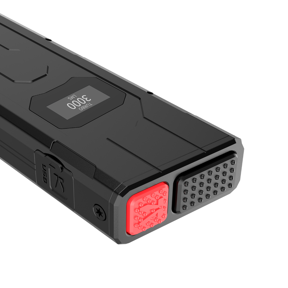 Durable and waterproof (IPX6) EDC flashlight for outdoor adventures.