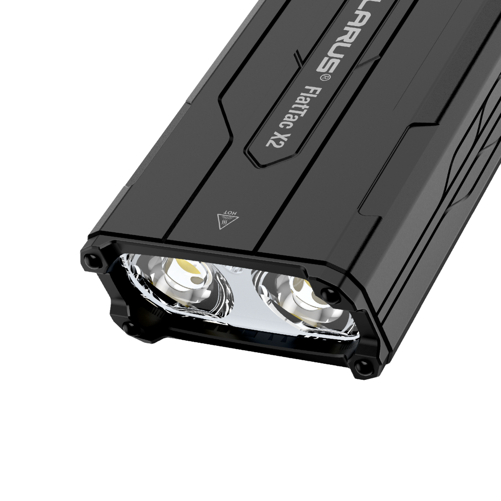 Modern, sleek design of the Klarus X2 Ultra-Thin Pocket Flashlight.