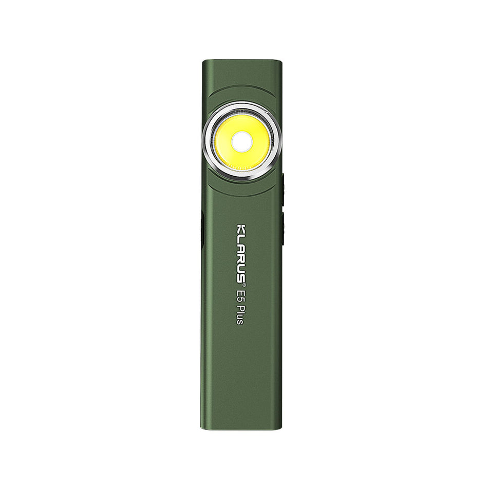 KLARUS E5 Plus Ultra Slim Dual-Switch Triple Lights Magnetic EDC Flashlight