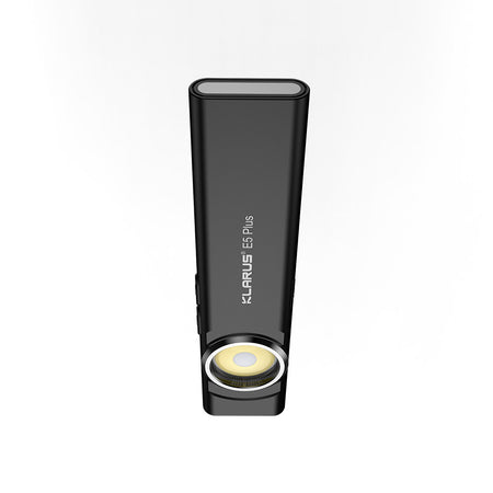 Klarus E5 Plus portable flashlight with pocket clip