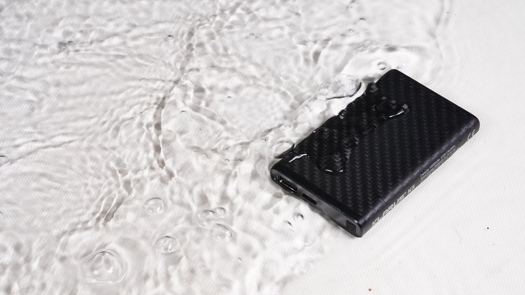 KLARUS K5 Carbon Fiber Lightweight Waterproof Pocket Powerbank