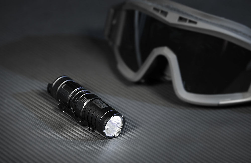 High Output Long Beam Distance Tactical Flashlight