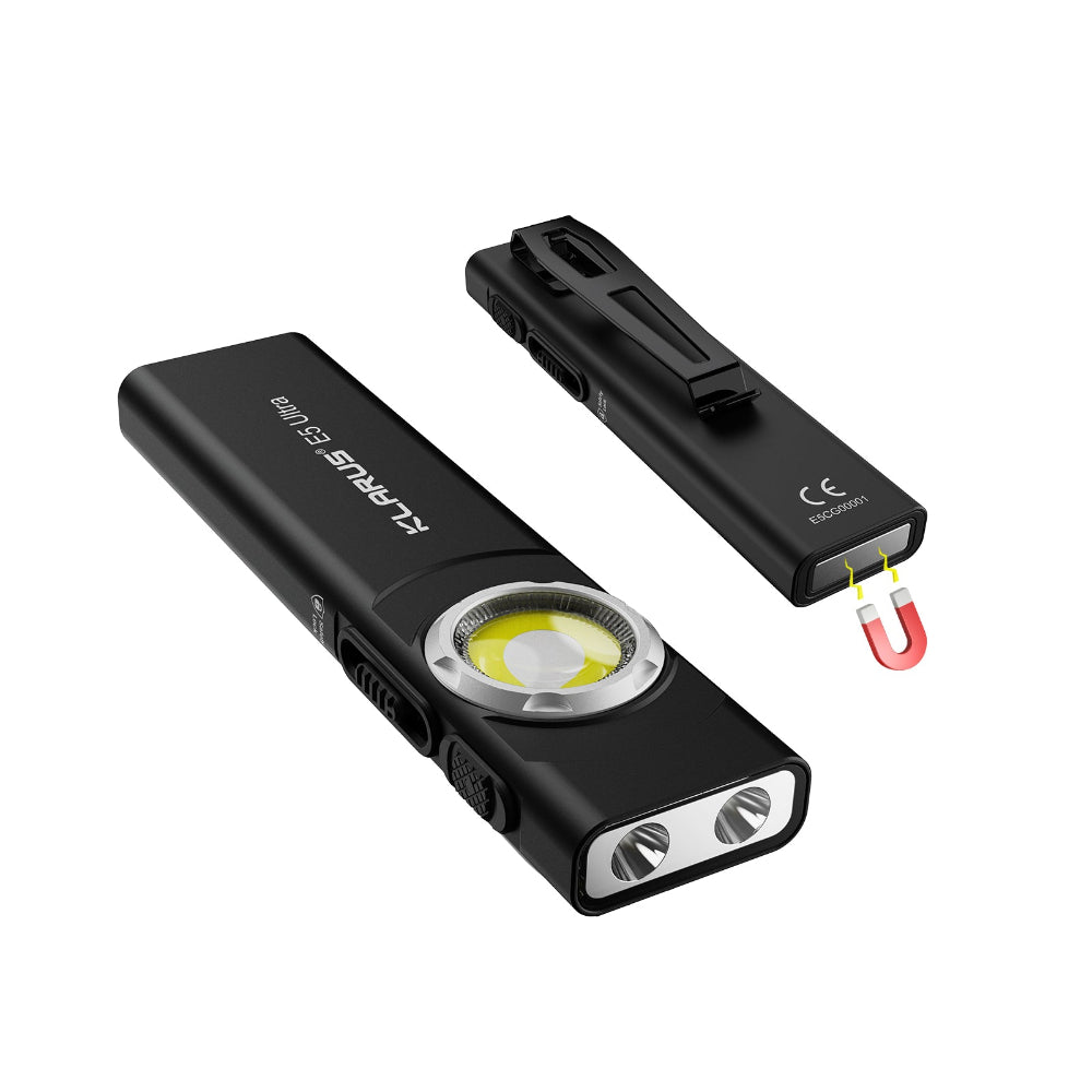 Triple-output EDC flashlight featuring ultra-thin profile and premium quality