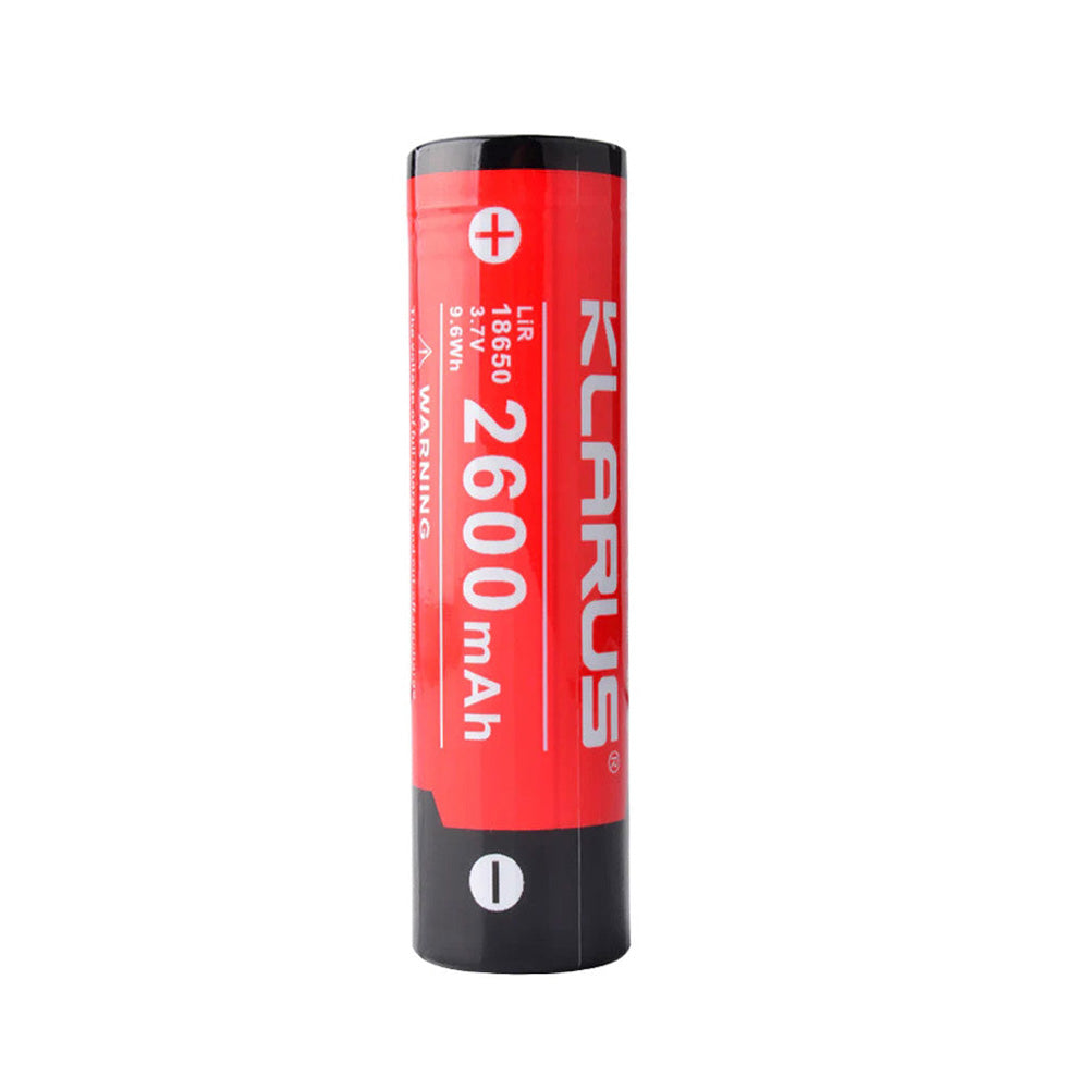 KLARUS 18650BAT-26 High Performance Rechargeable 2600mAh Lithium Battery