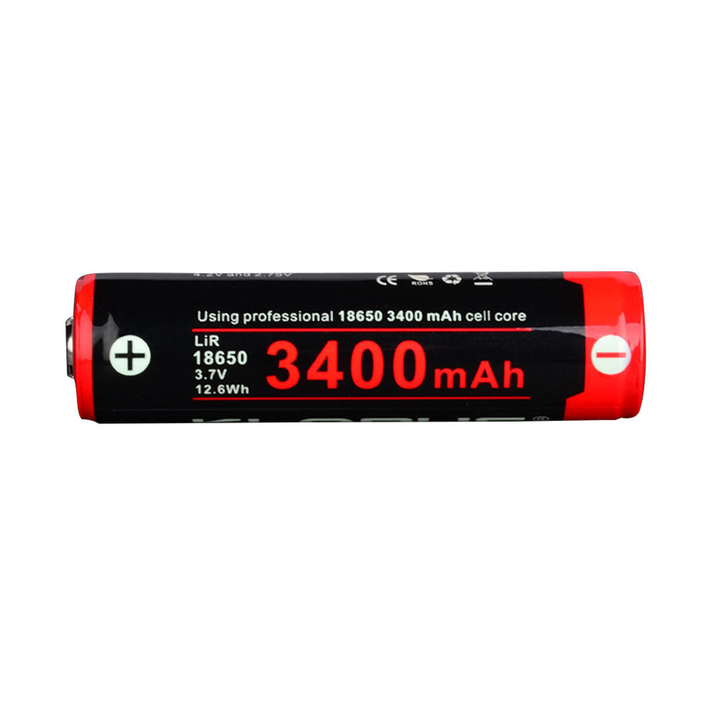 KLARUS 18GT-34GT High Performance Rechargeable 3400mAh Lithium Battery