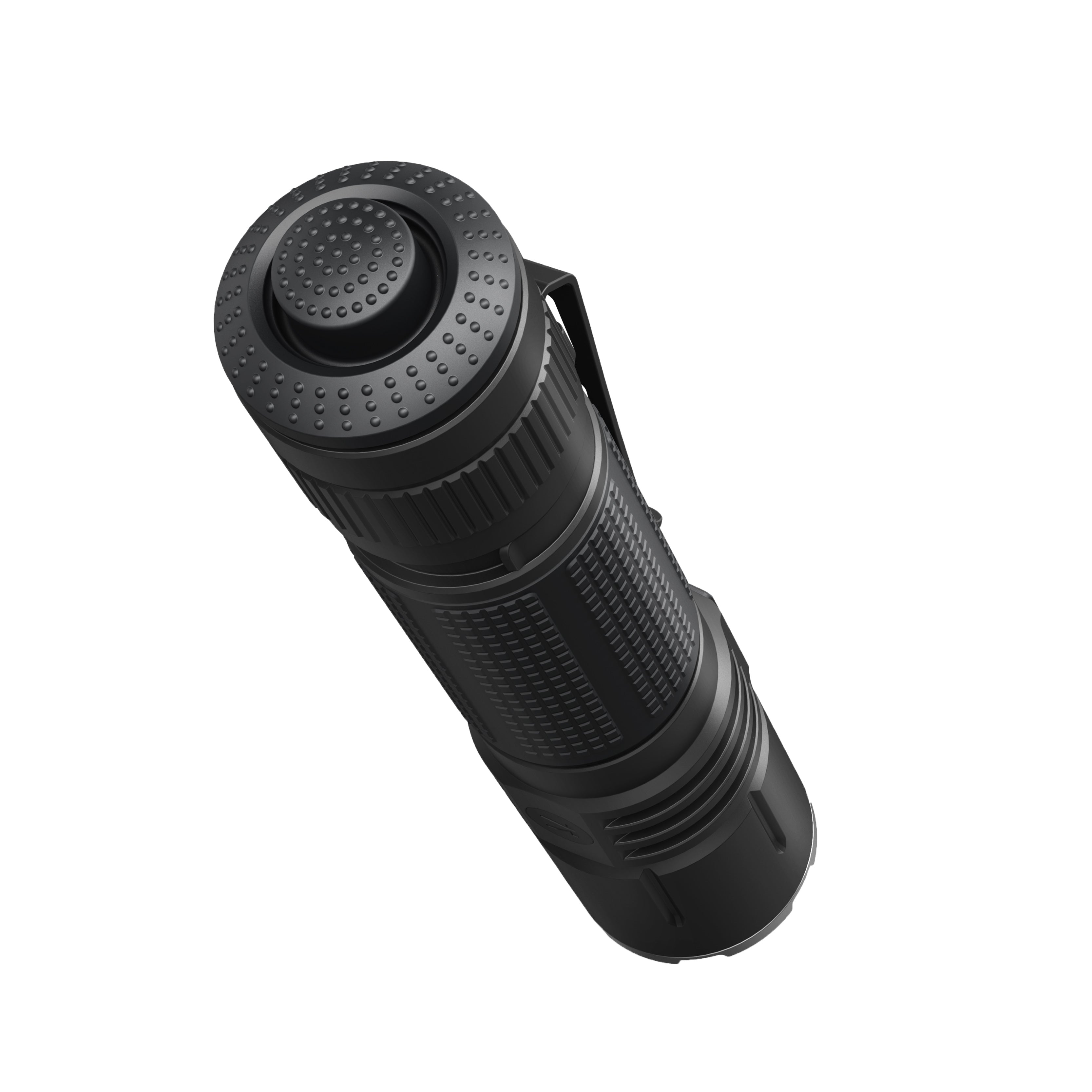 360 degree dual switch tactical flashlight