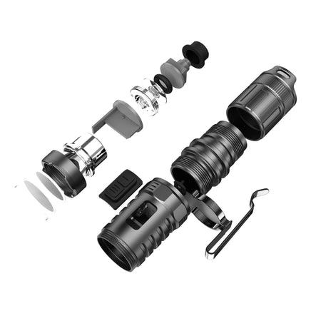 XT1C PRO dual led output tactical flashlight