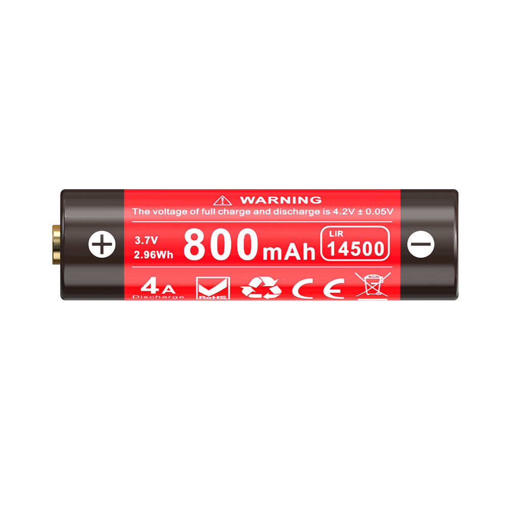 KLARUS 14GT-80UR High Performance Rechargeable 800mAh Battery Lithium Battery