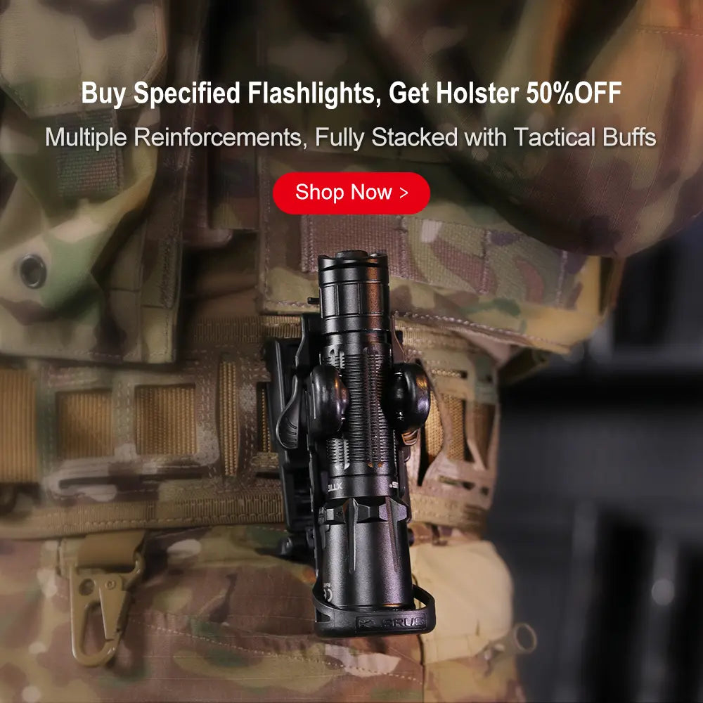 KLARUS AH3 Secure Rapid Deploy Tactical Flashlight Holster
