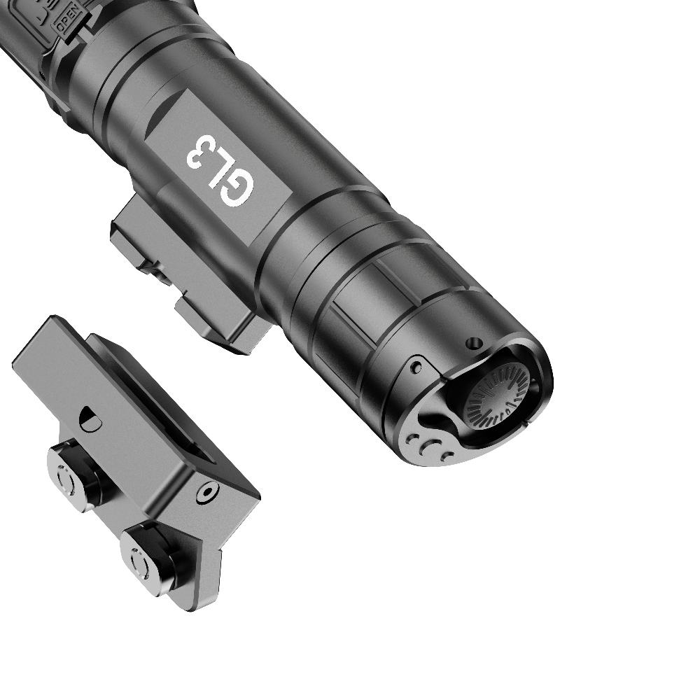 Klarus GL3 flashlight showing durable construction