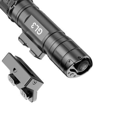 Klarus GL3 flashlight showing durable construction