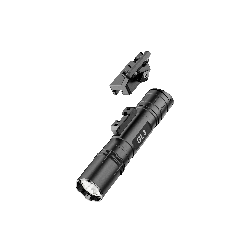 Klarus GL3 flashlight showcasing mounting feature