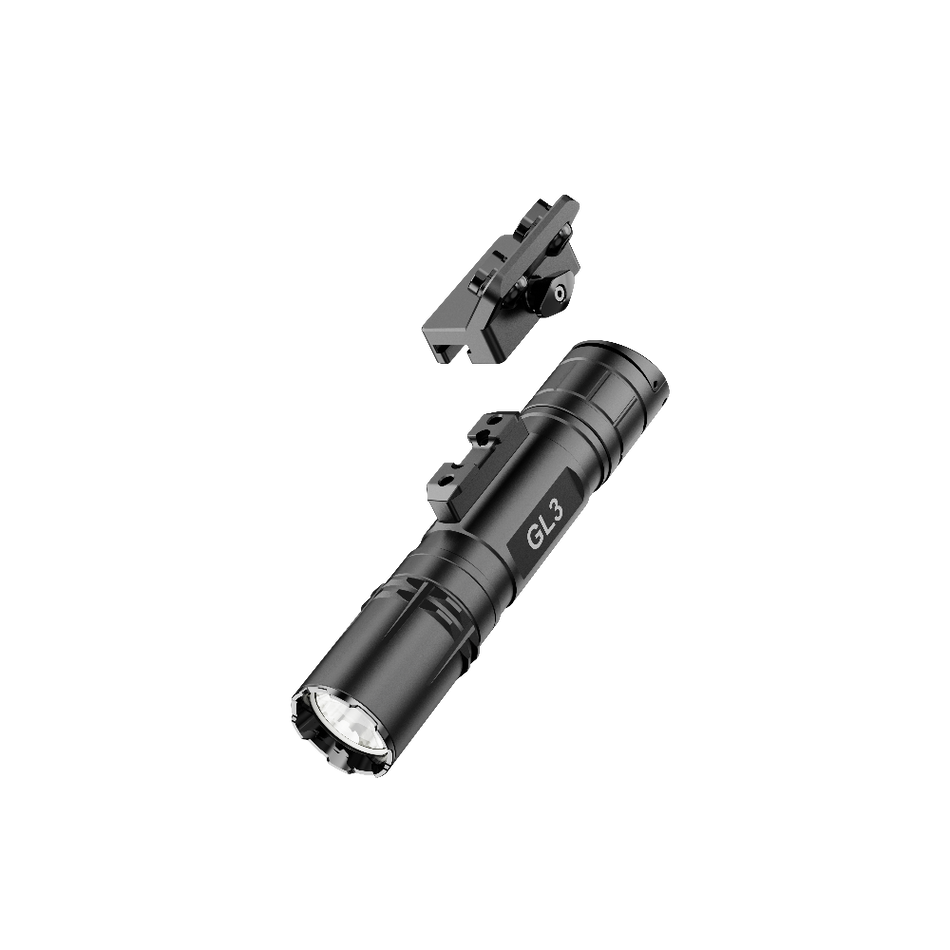 Klarus GL3 flashlight showcasing mounting feature