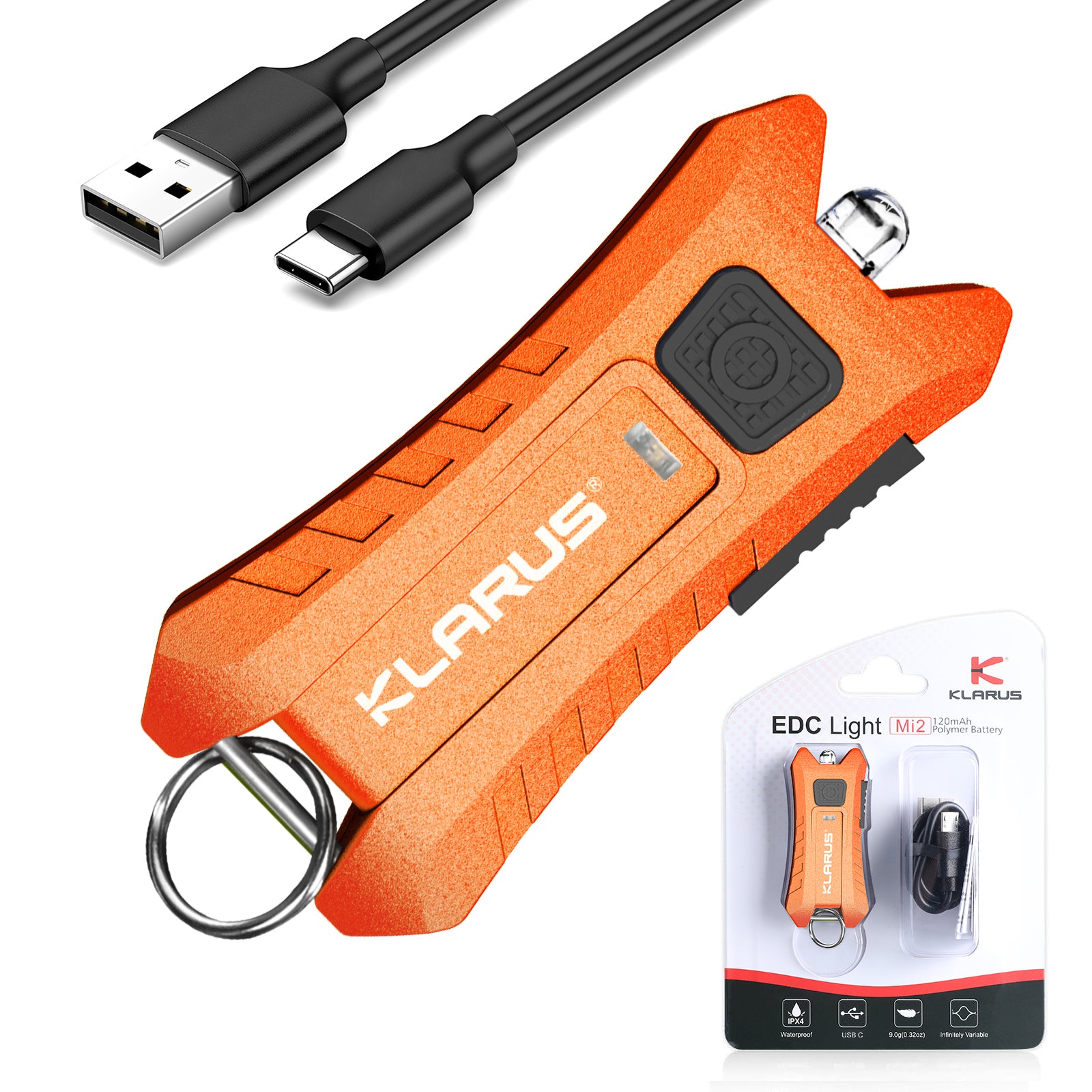 120mAh USB fast charging and 24 hours of illumination
