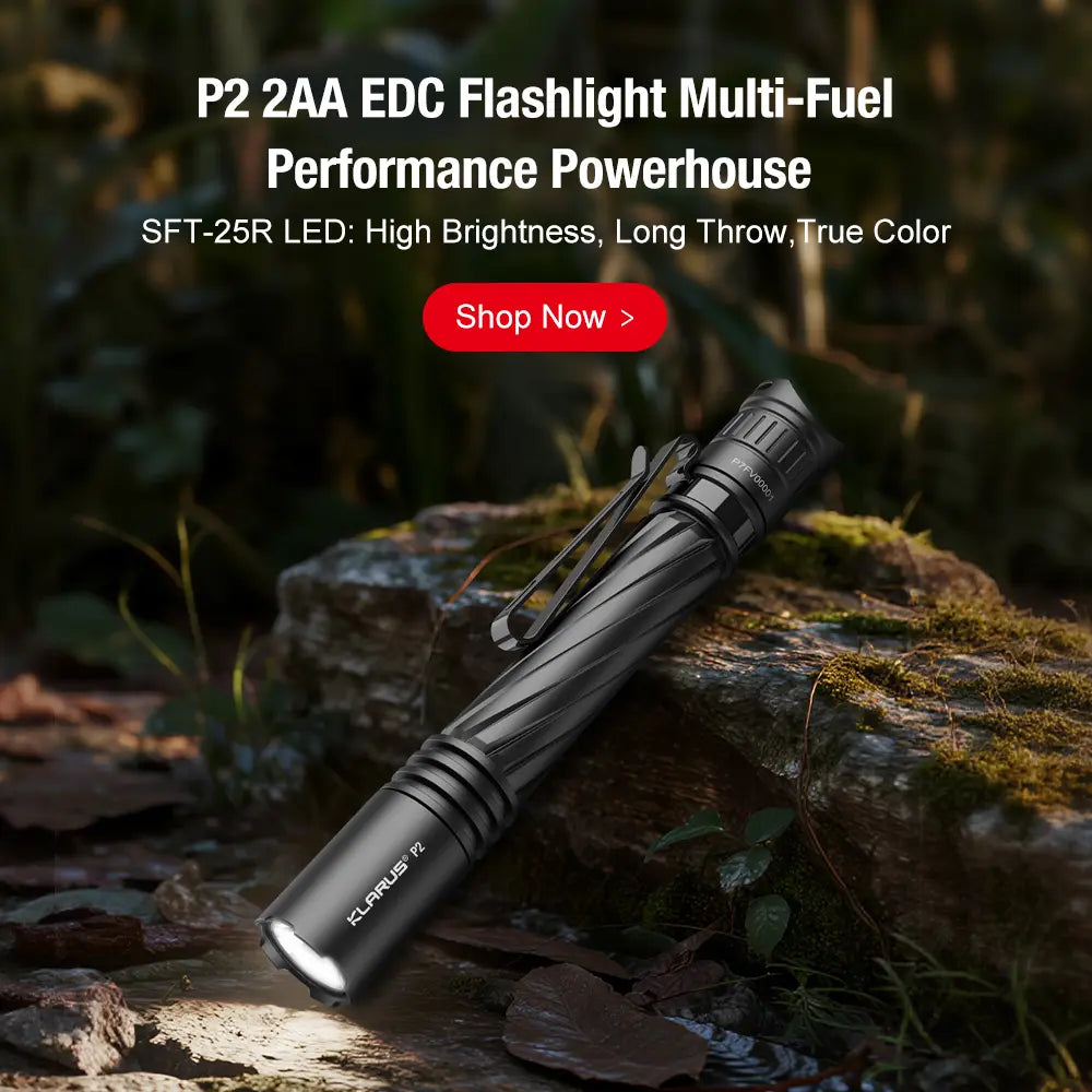KLARUS P2 Multi-Fuel Performance Powerhouse 2*AA EDC Penlight