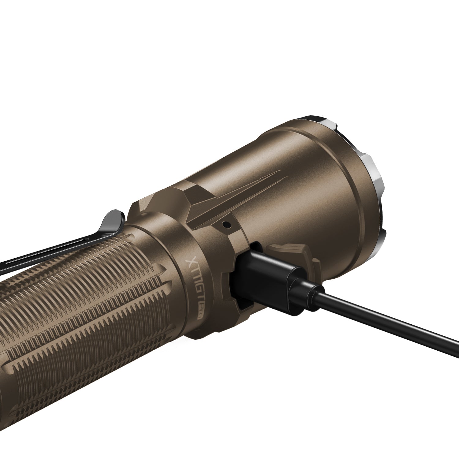 Military flashlight with strobe and SOS modes