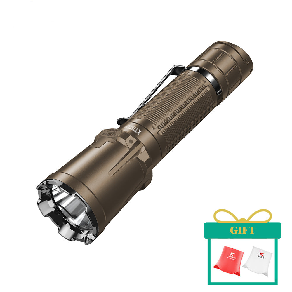 KLARUS XT11GT Rapid Reaction Extreme Output Dual-switch 3000Lumens 3100mAh Tactical Flashlight