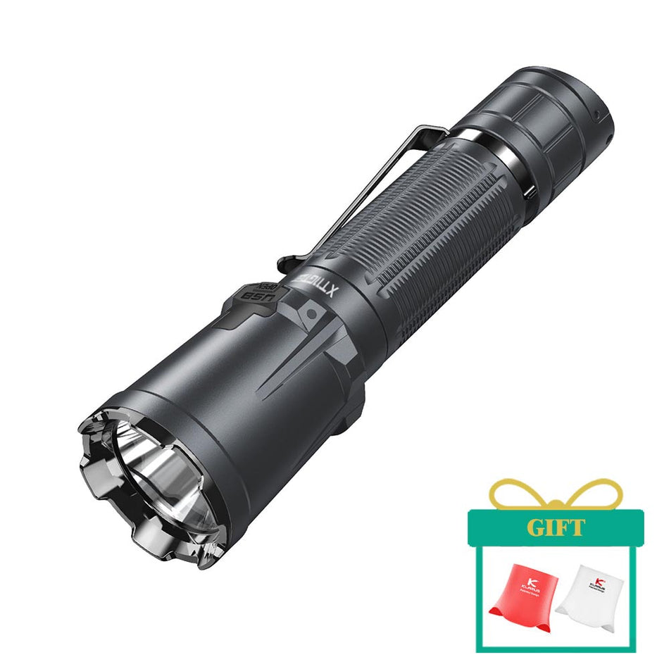 KLARUS XT11GT Rapid Reaction Extreme Output Dual-switch 3000Lumens 3100mAh Tactical Flashlight