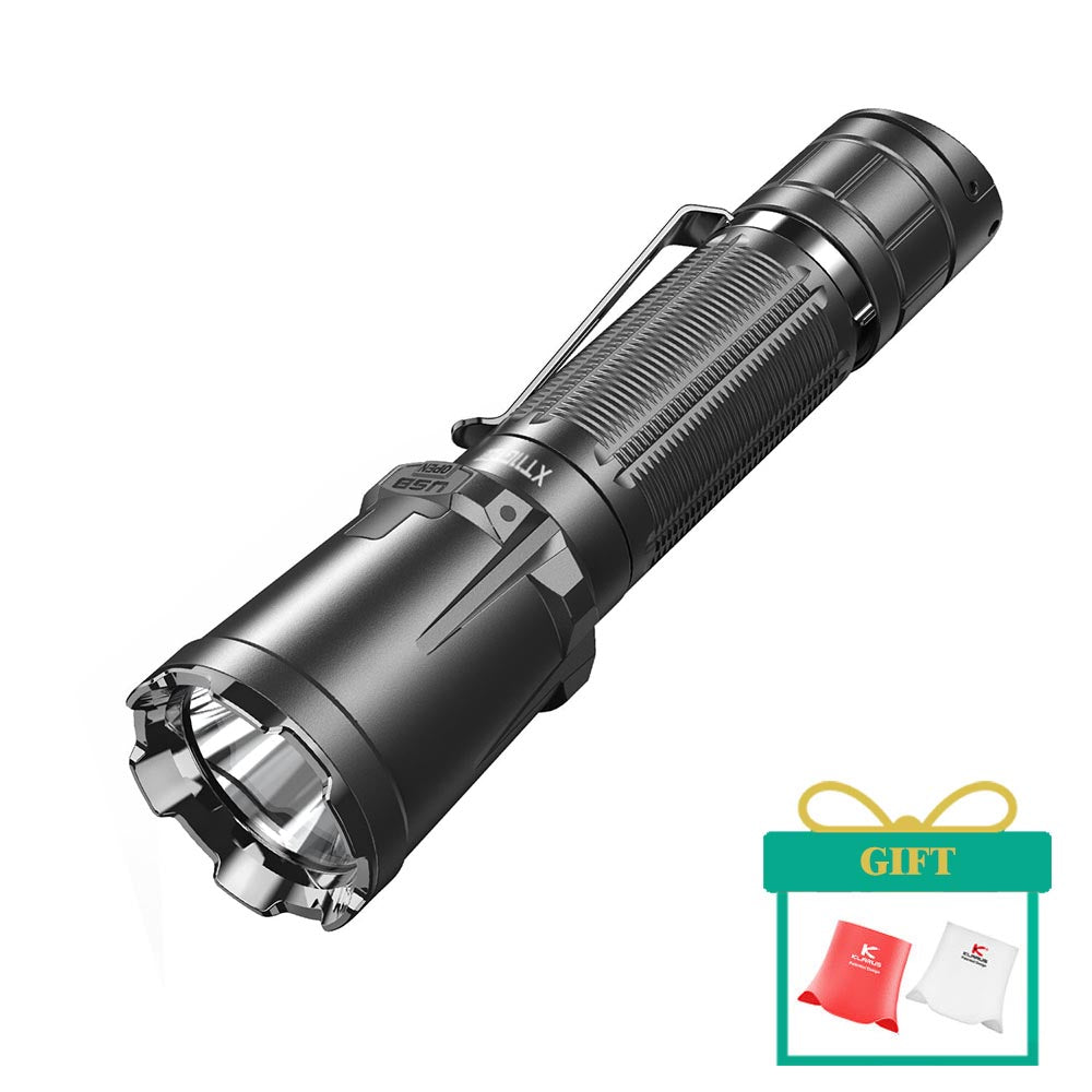 KLARUS XT11GT Rapid Reaction Extreme Output Dual-switch 3000Lumens 3100mAh Tactical Flashlight