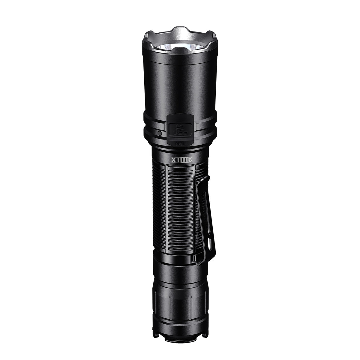 2600mAh battery 1300 lumens output tactical flashlight