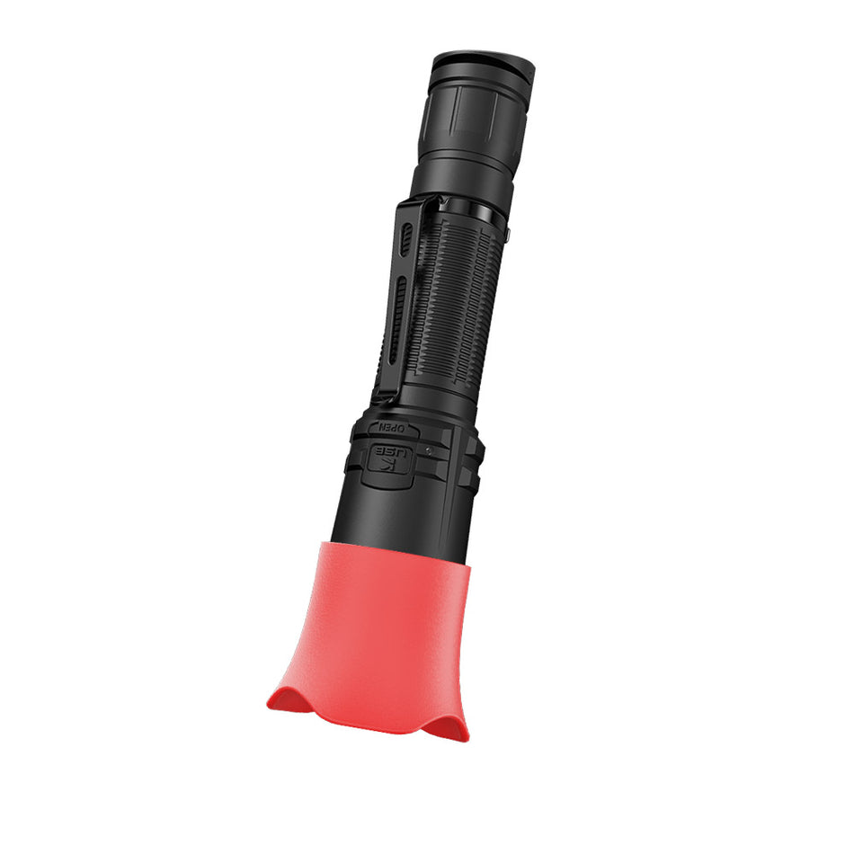 KLARUS XT11R 1300 Lumenoj Ŝargebla Taktika Poŝlampo