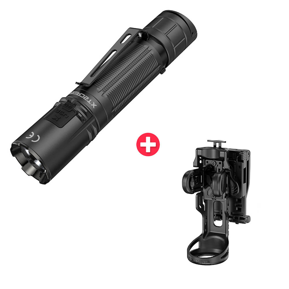 KLARUS XT2CR PRO Professional Flashlight Compact Flashlight 3100mAh Outstanding Performance