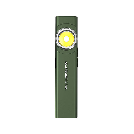 KLARUS E5 Plus Ultra Slim Dual-Switch Triple Lights Magnetic EDC Flashlight