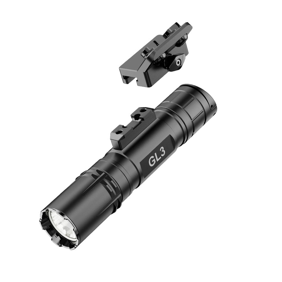 KLARUS GL3 Quick-Detach Tactical Extreme Output Tactical Flashlight 2100 Lumens