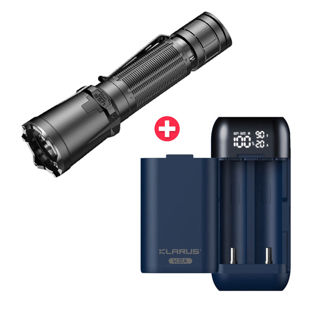 Klarus XT11GT PRO Ultimate Control 3300 Lumens 4000mAh Dual-switch Tactical Flashlight