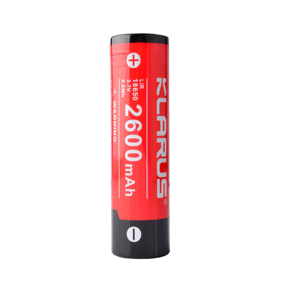 KLARUS 18650BAT-26 High Performance Rechargeable 2600mAh Lithium Battery