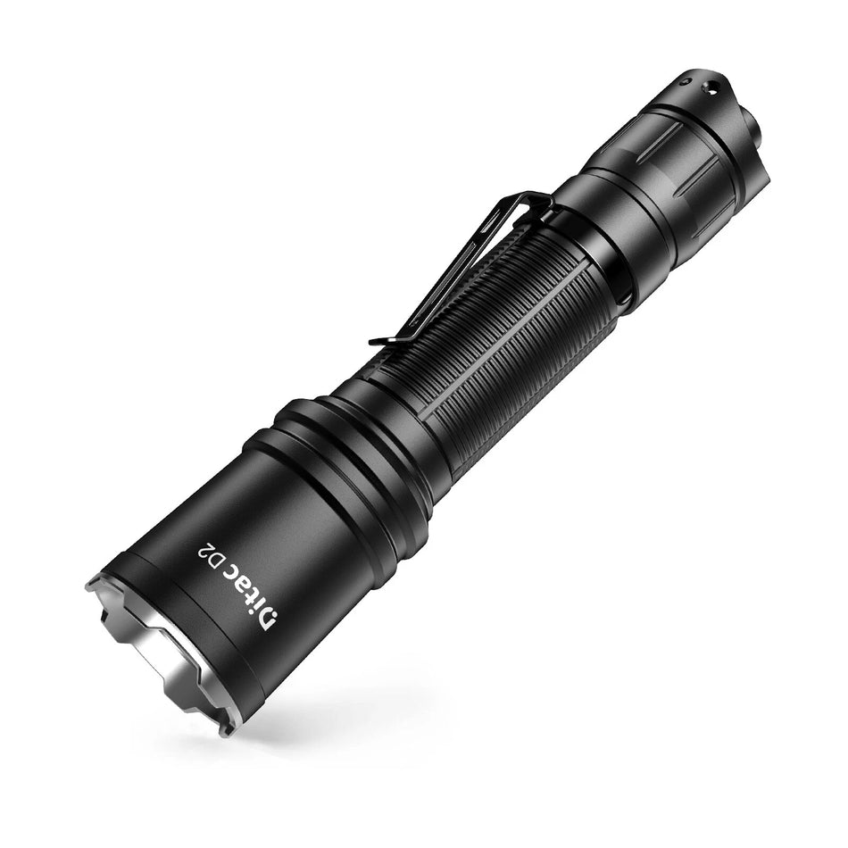 Ditac D2 1300 Lumen Rechargeable Tactical Flashlight