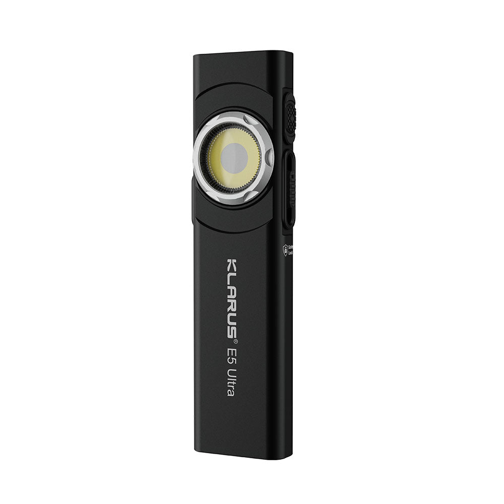 Pocket-sized flashlight with triple light sources and slim aluminum body