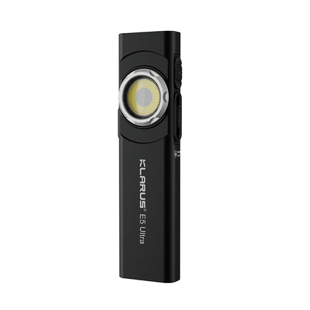 Pocket-sized flashlight with triple light sources and slim aluminum body