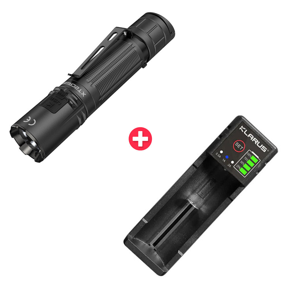 KLARUS XT2CR PRO Professional Flashlight Compact Flashlight 3100mAh Outstanding Performance